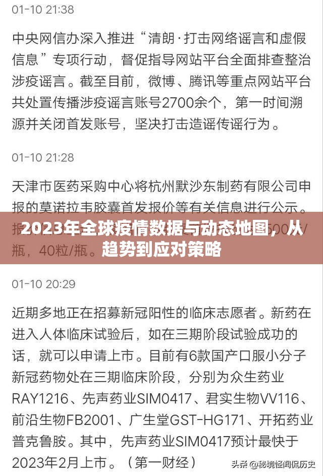 2023年全球疫情数据与动态地图,从趋势到应对策略 2023年全球疫情数据与动态地图,从趋势到应对策略