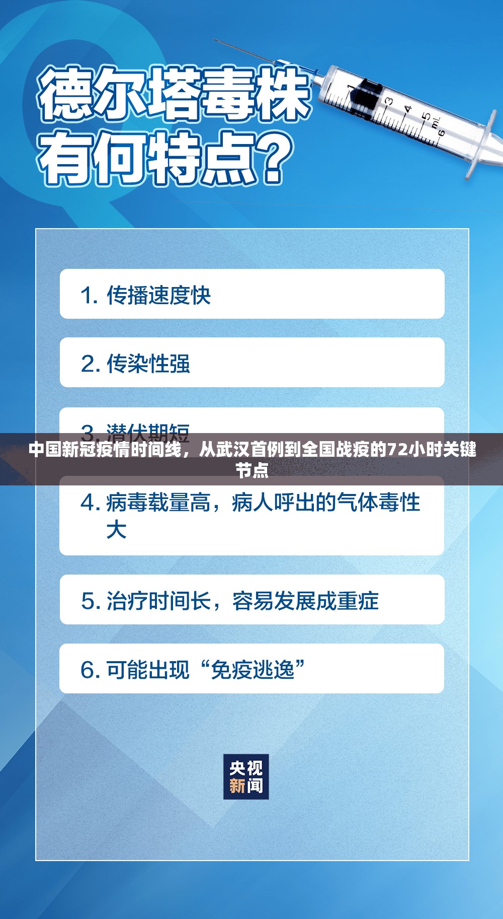 中国新冠疫情时间线，从武汉首例到全国战疫的72小时关键节点