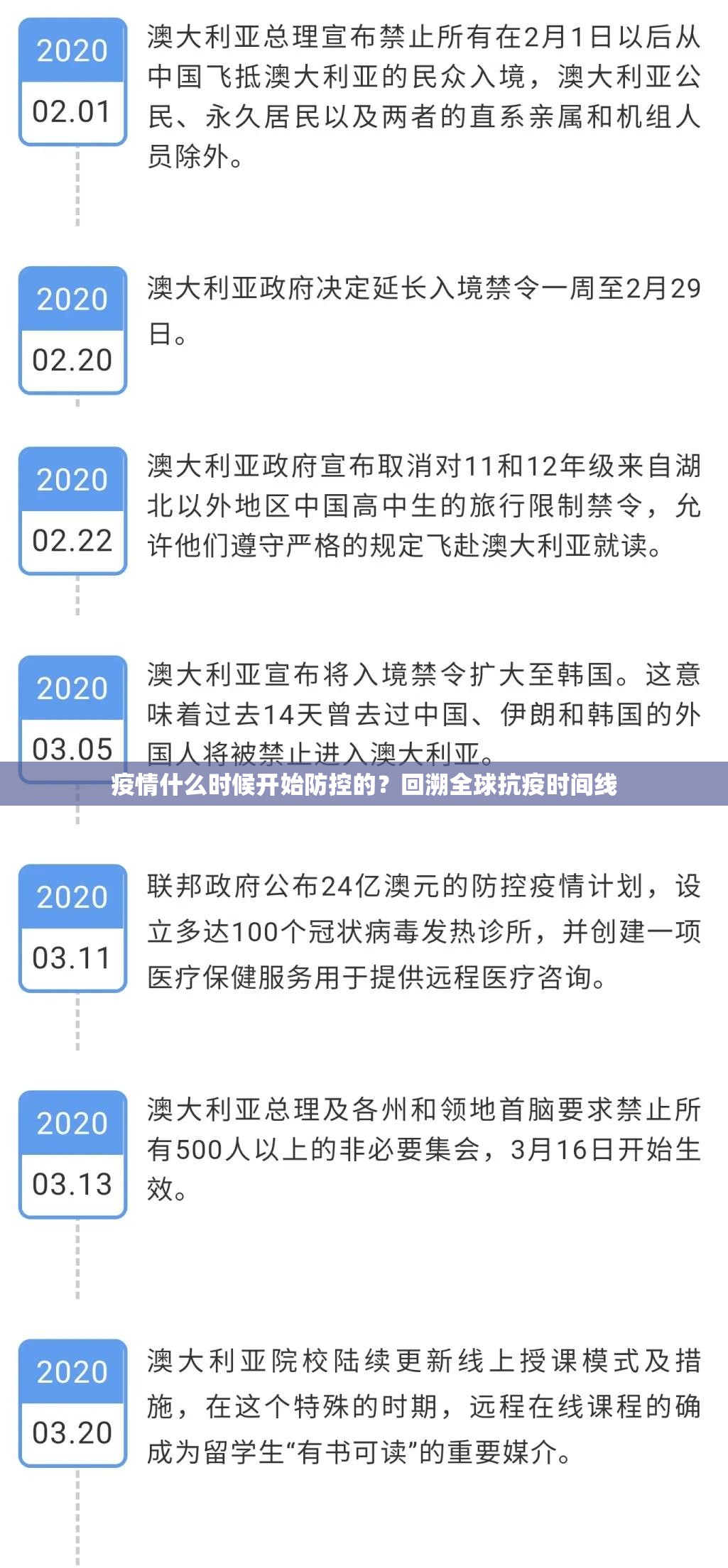 疫情什么时候开始防控的？回溯全球抗疫时间线