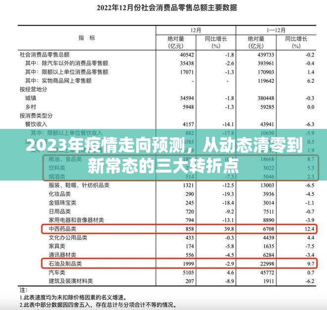 2023年疫情走向预测，从动态清零到新常态的三大转折点