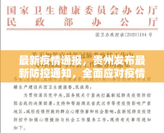 最新疫情通报，贵州发布最新防控通知，全面应对疫情挑战