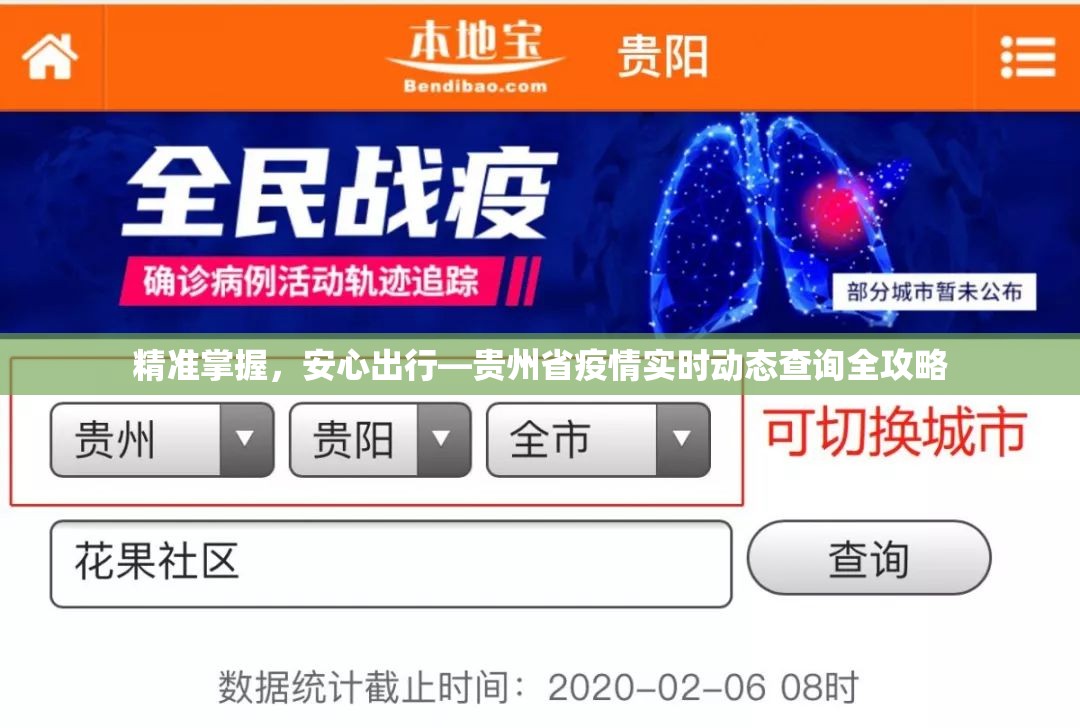 精准掌握，安心出行—贵州省疫情实时动态查询全攻略