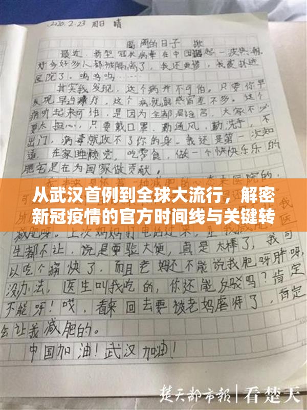 从武汉首例到全球大流行，解密新冠疫情的官方时间线与关键转折点
