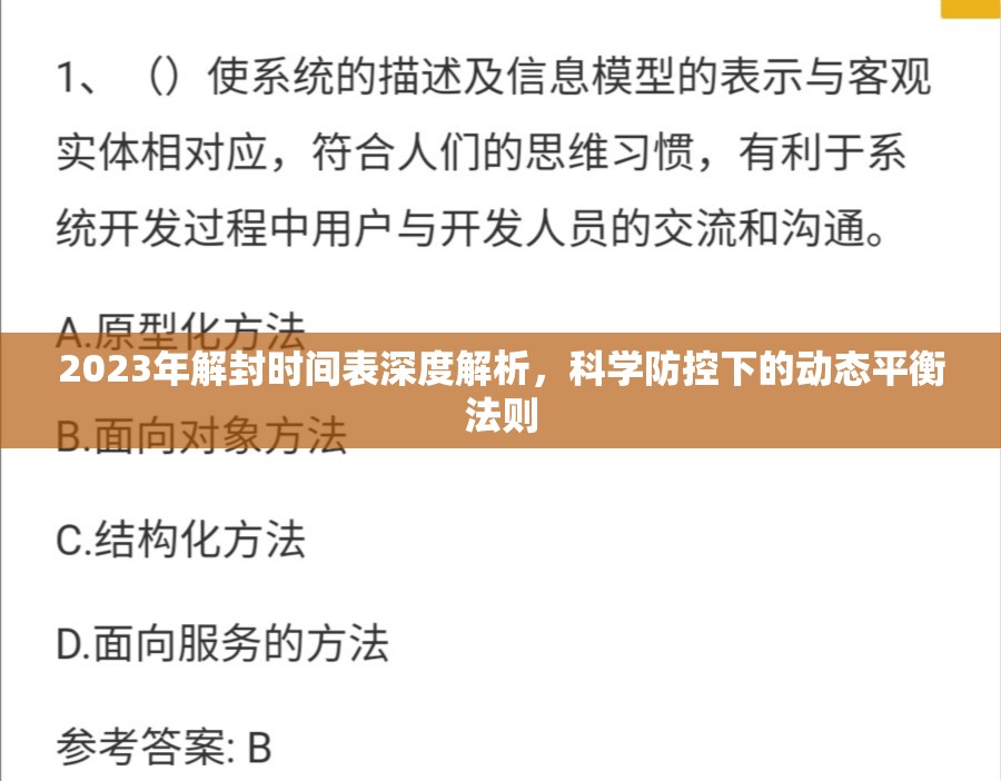 2023年解封时间表深度解析，科学防控下的动态平衡法则
