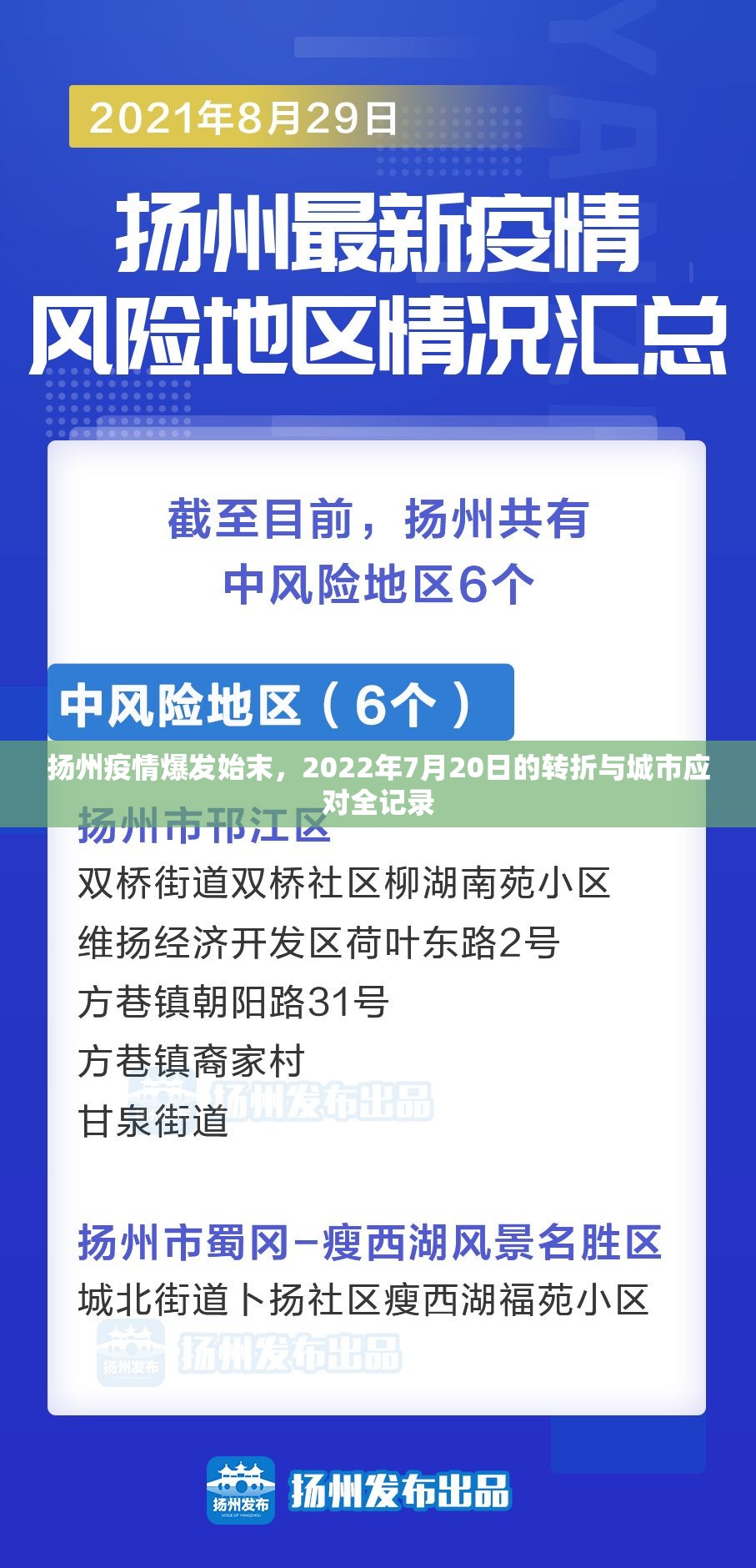 扬州疫情爆发始末，2022年7月20日的转折与城市应对全记录