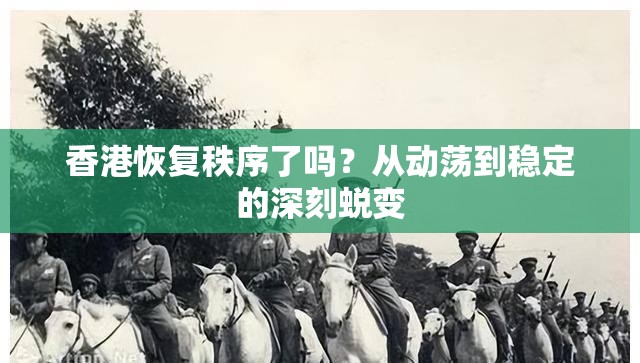 香港恢复秩序了吗？从动荡到稳定的深刻蜕变