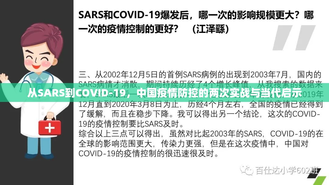 从SARS到COVID-19，中国疫情防控的两次实战与当代启示