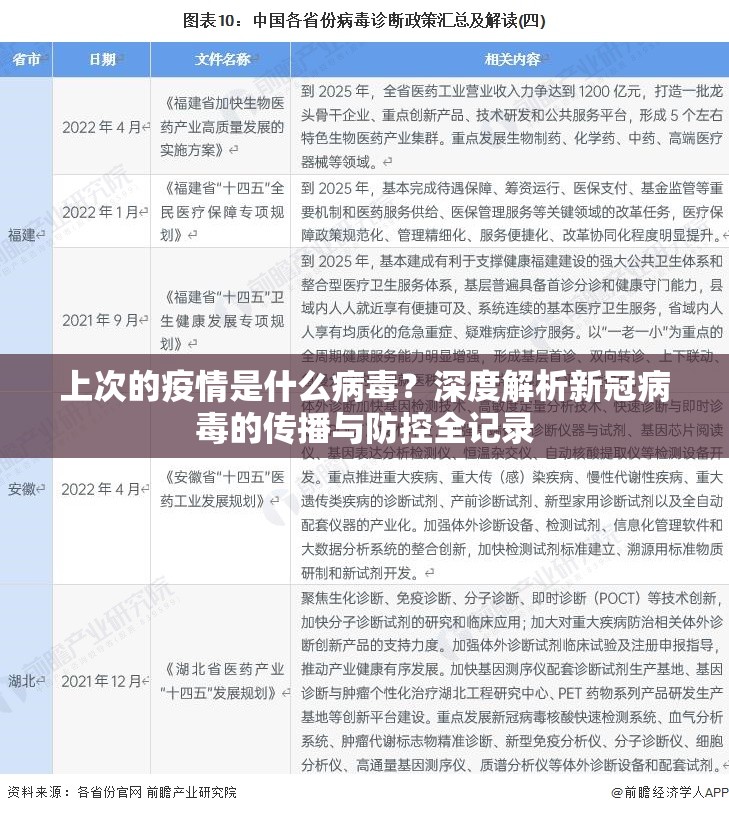 上次的疫情是什么病毒？深度解析新冠病毒的传播与防控全记录