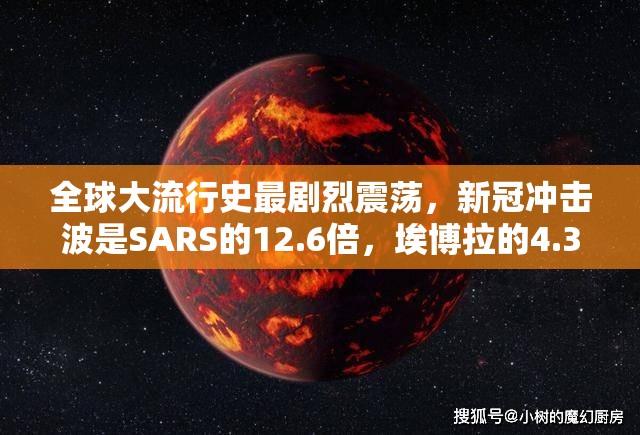 全球大流行史最剧烈震荡，新冠冲击波是SARS的12.6倍，埃博拉的4.3倍