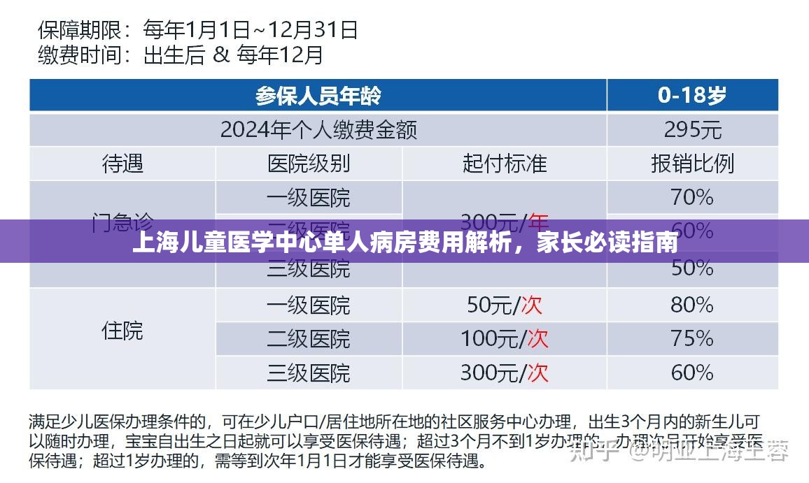 上海儿童医学中心单人病房费用解析，家长必读指南